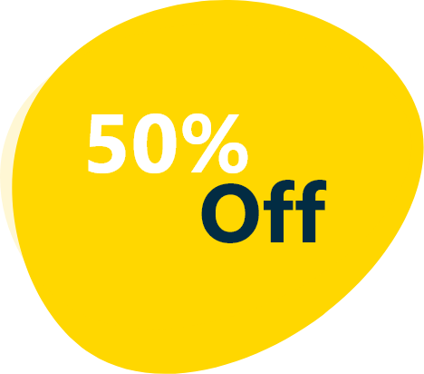 50% off